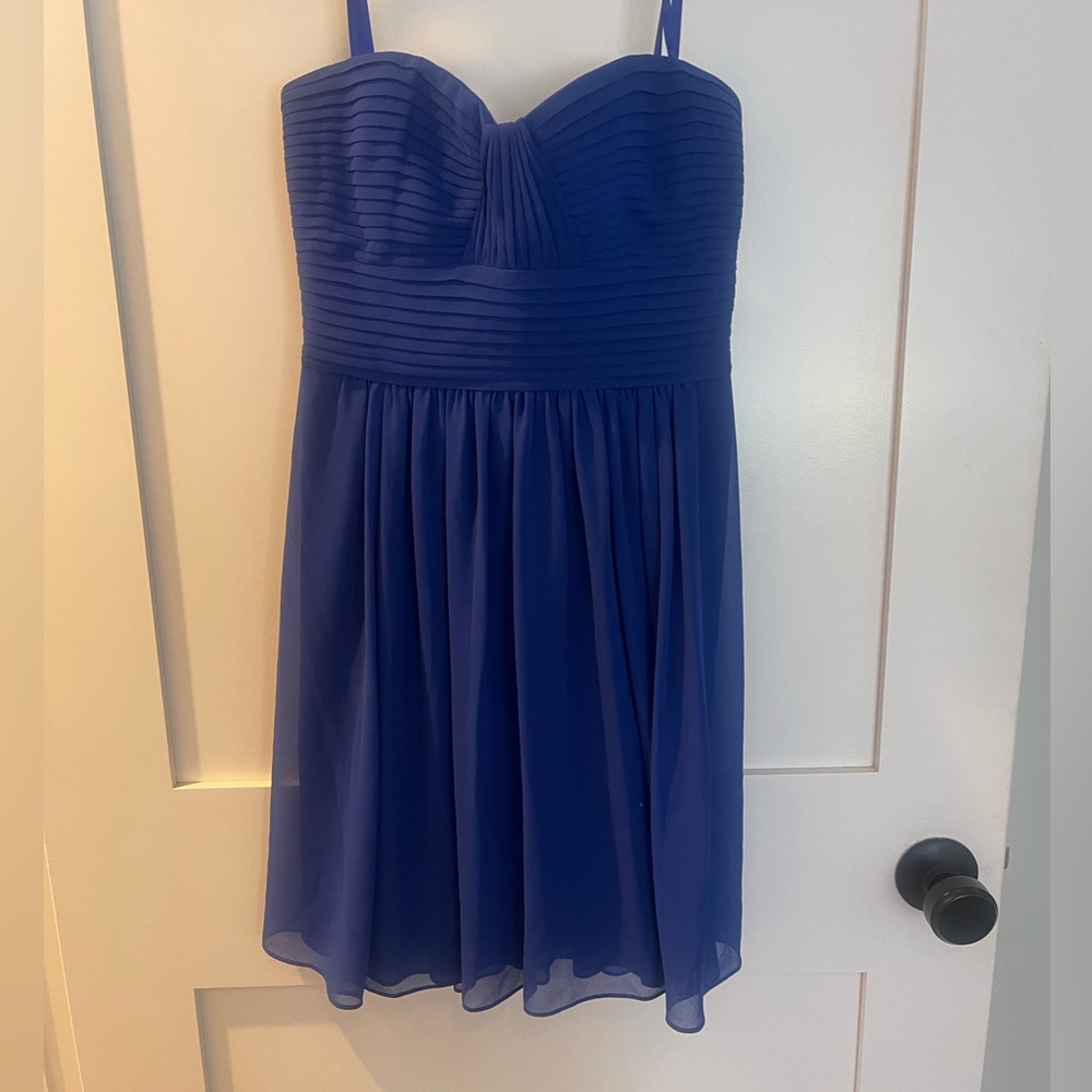 BCBG Strapless Royal Blue Dress